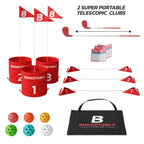 BucketGolf 3 Hole Set – Complete (2 Clubs Included)