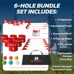 BucketGolf 6 Hole Set – Choose With or Without Clubs
